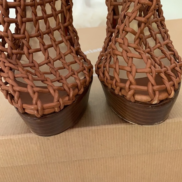 Christian Louboutin Woven Leather Caged Bootie - Picture 3 of 13